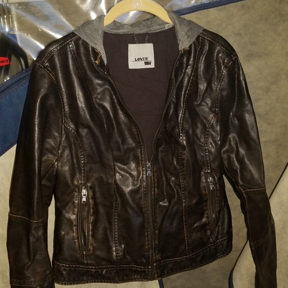 Faux leather Levis jacket